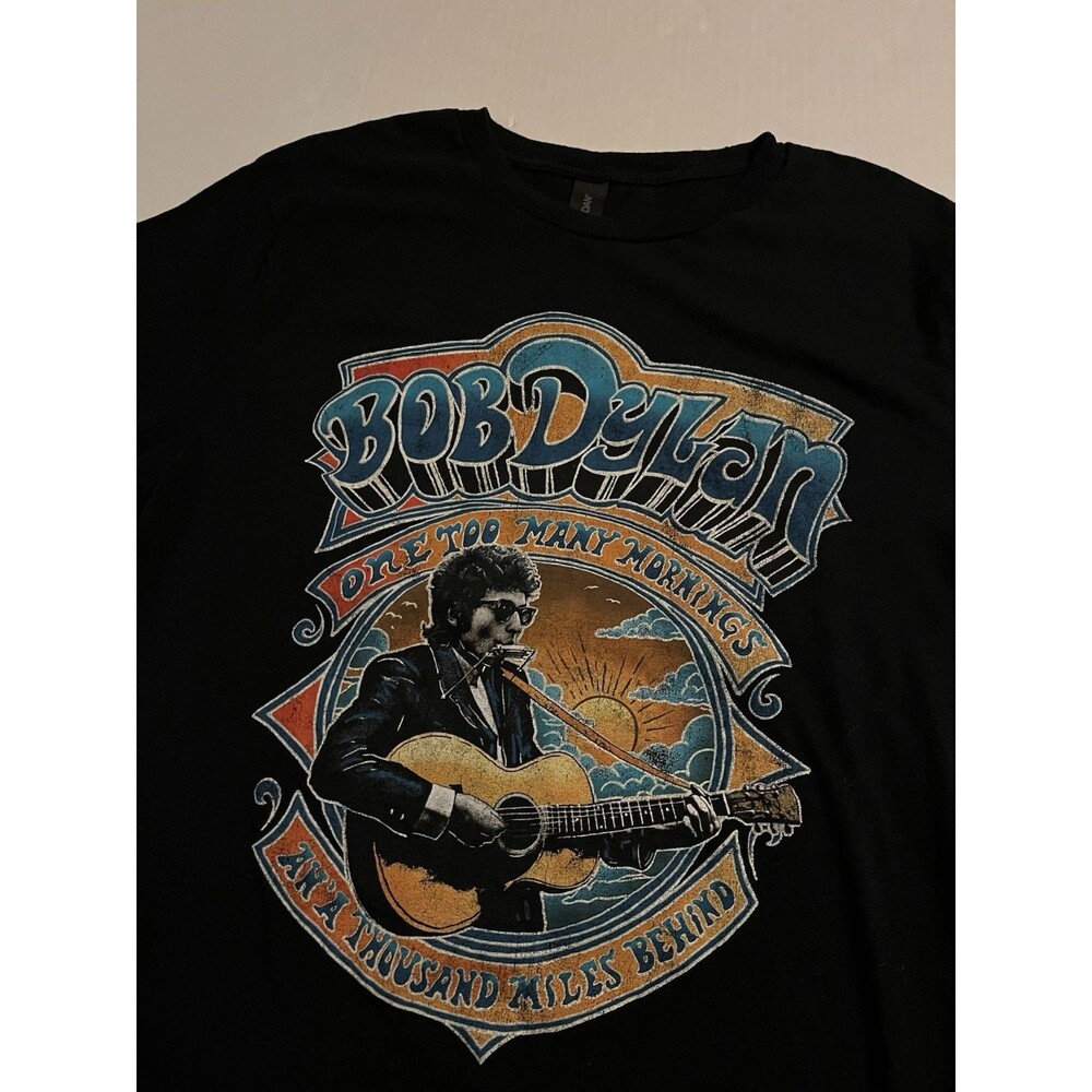 NEW Bob Dylan One Too Many Mornings T-Shirt MED Rock Music Band Album Song
